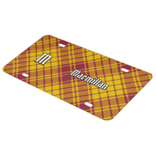 Clan MacMillan Dress Tartan License Plate