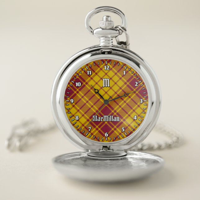 Clan MacMillan Dress Tartan Pocket Watch (Inside)