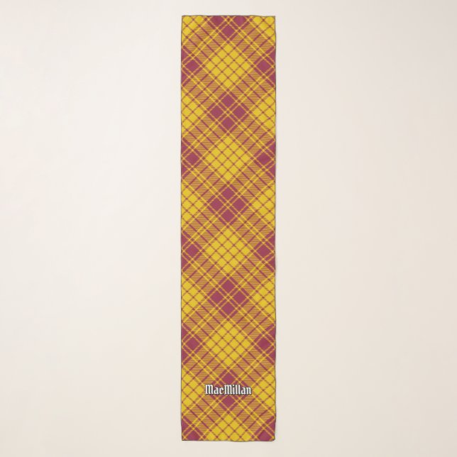 Clan MacMillan Dress Tartan Scarf (Front)
