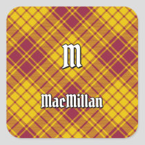 Clan MacMillan Dress Tartan Square Sticker