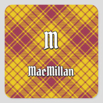 Clan MacMillan Dress Tartan Square Sticker