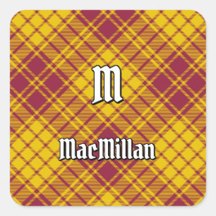 Clan MacMillan Dress Tartan Square Sticker