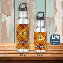 Clan MacMillan Dress Tartan Stainless Steel Water Bottle