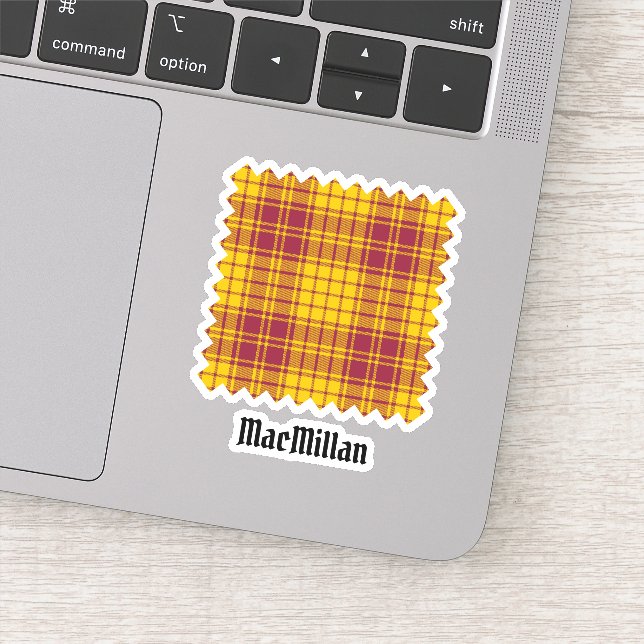 Clan MacMillan Dress Tartan Sticker (Detail)