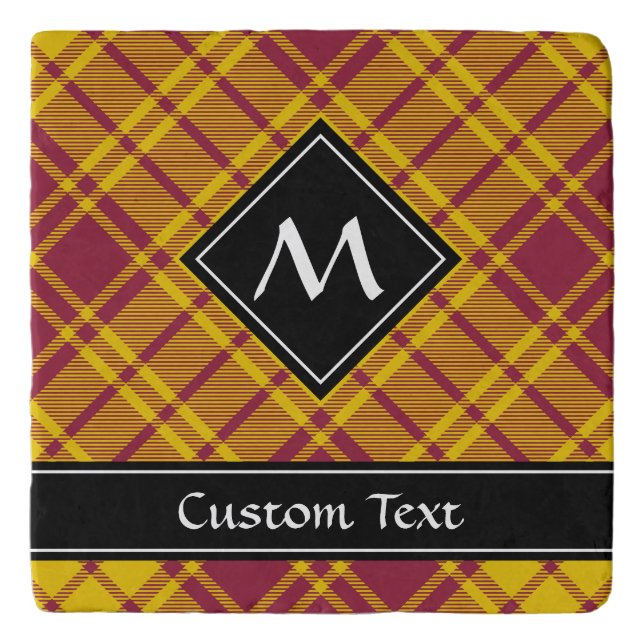 Clan MacMillan Dress Tartan Trivet (Front)