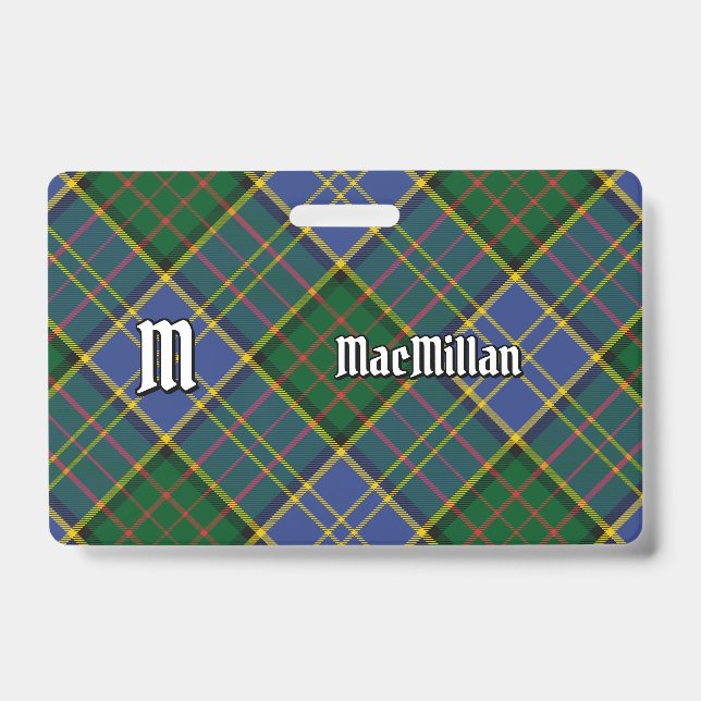 Clan MacMillan Hunting Tartan Badge (Front)