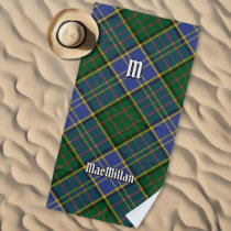 Clan MacMillan Hunting Tartan Beach Towel