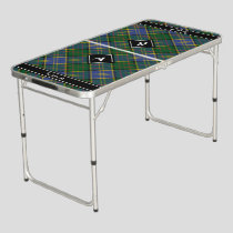 Clan MacMillan Hunting Tartan Beer Pong Table