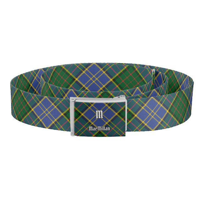 Clan MacMillan Hunting Tartan Belt (Coil)