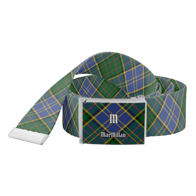 Clan MacMillan Hunting Tartan Belt (Snake)