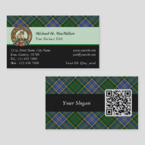 Clan MacMillan Hunting Tartan Business Card