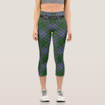 Clan MacMillan Hunting Tartan Capri Leggings