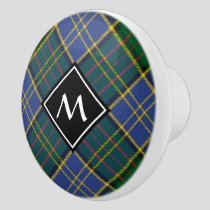 Clan MacMillan Hunting Tartan Ceramic Knob