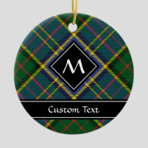 Clan MacMillan Hunting Tartan Ceramic Ornament