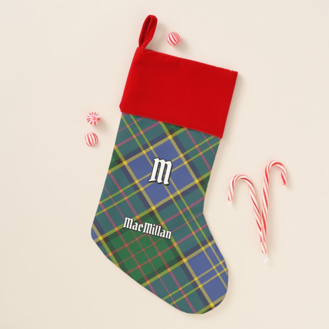 Clan MacMillan Hunting Tartan Christmas Stocking (Front)