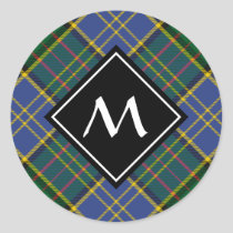 Clan MacMillan Hunting Tartan Classic Round Sticker