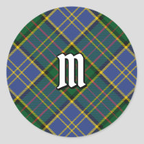 Clan MacMillan Hunting Tartan Classic Round Sticker