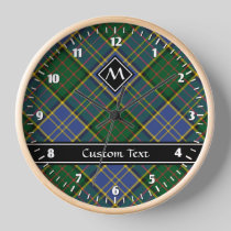 Clan MacMillan Hunting Tartan Clock