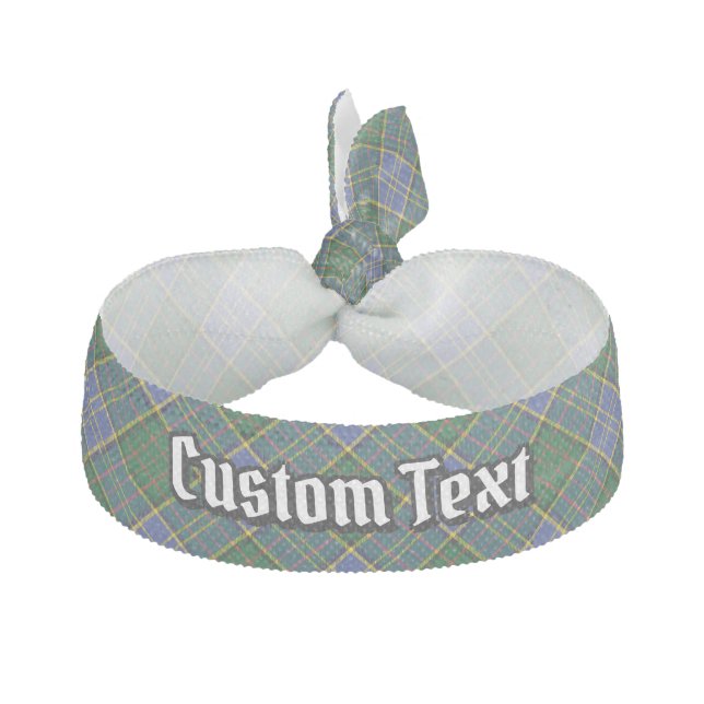 Clan MacMillan Hunting Tartan Elastic Hair Tie (Front)