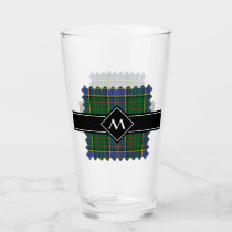 Clan MacMillan Hunting Tartan Glass