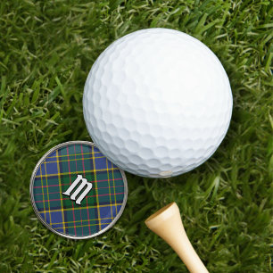 Clan MacMillan Hunting Tartan Golf Ball Marker