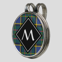 Clan MacMillan Hunting Tartan Golf Hat Clip
