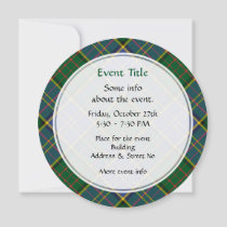 Clan MacMillan Hunting Tartan Invitation