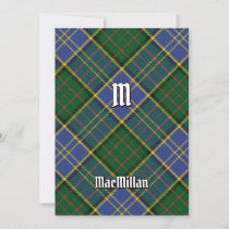 Clan MacMillan Hunting Tartan Invitation