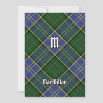 Clan MacMillan Hunting Tartan Invitation