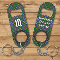 Clan MacMillan Hunting Tartan Keychain Bottle Opener