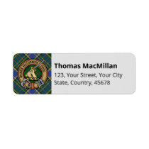 Clan MacMillan Hunting Tartan Label