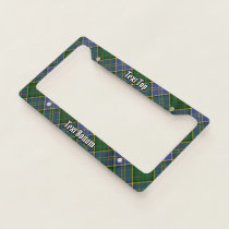 Clan MacMillan Hunting Tartan License Plate Frame