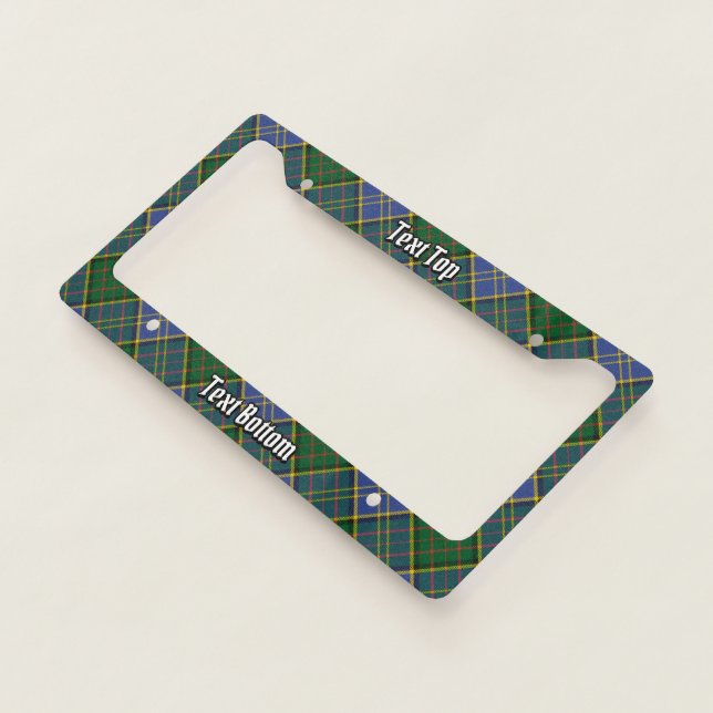 Clan MacMillan Hunting Tartan License Plate Frame (3/4)