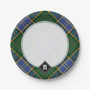 Clan MacMillan Hunting Tartan Paper Plates