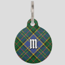 Clan MacMillan Hunting Tartan Pet ID Tag