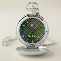 Clan MacMillan Hunting Tartan Pocket Watch