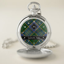 Clan MacMillan Hunting Tartan Pocket Watch