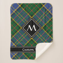 Clan MacMillan Hunting Tartan Sherpa Blanket