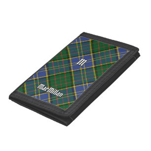 Clan MacMillan Hunting Tartan Trifold Wallet