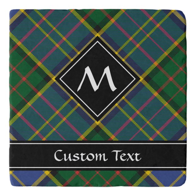 Clan MacMillan Hunting Tartan Trivet (Front)