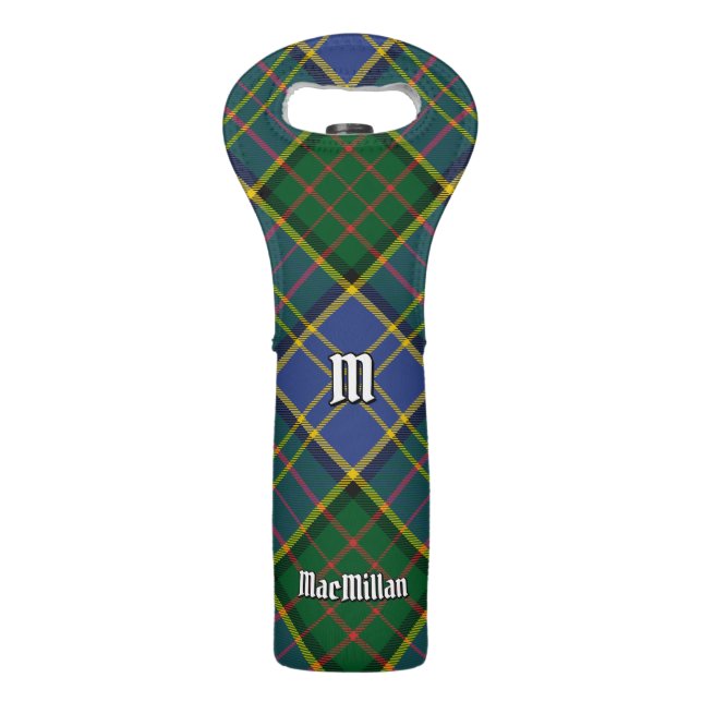 Clan MacMillan Hunting Tartan Wine Bag (Front)