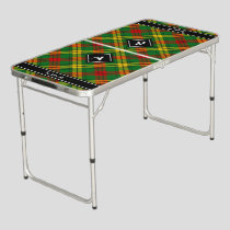 Clan MacMillan Tartan Beer Pong Table