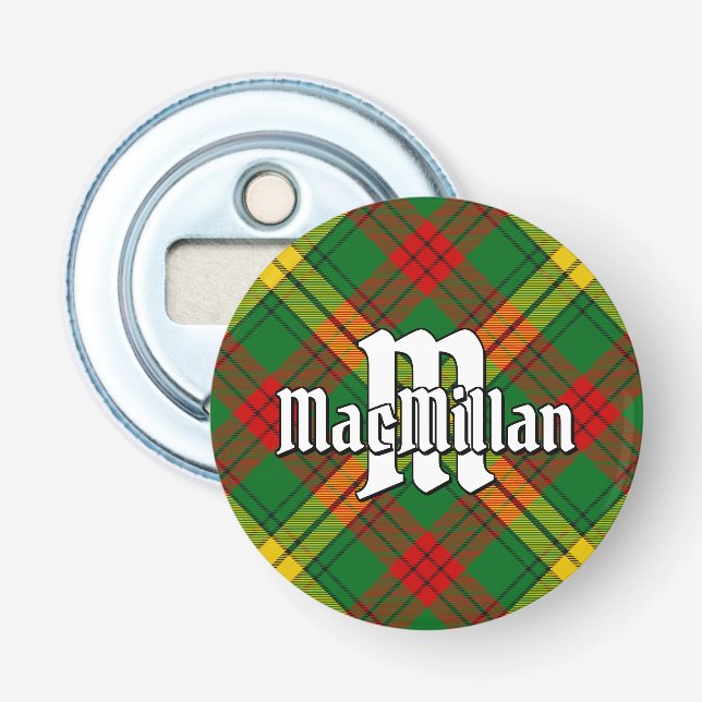 Clan MacMillan Tartan Bottle Opener (Front)