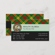 Clan MacMillan Tartan Business Card