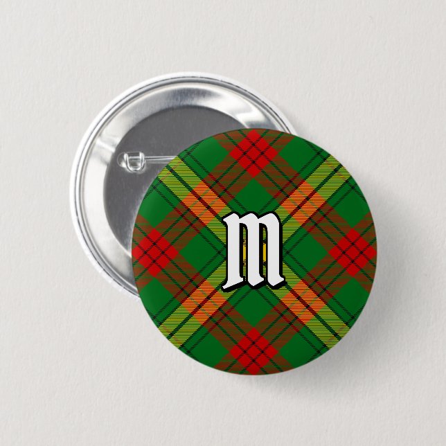 Clan MacMillan Tartan Button (Front & Back)