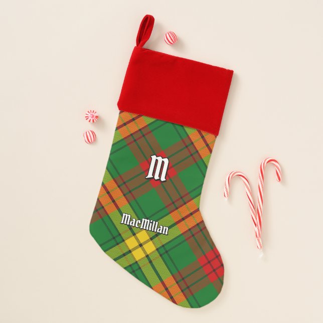 Clan MacMillan Tartan Christmas Stocking (Front)