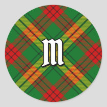 Clan MacMillan Tartan Classic Round Sticker