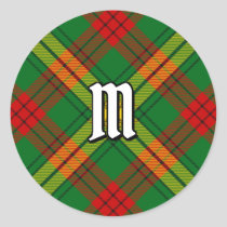 Clan MacMillan Tartan Classic Round Sticker