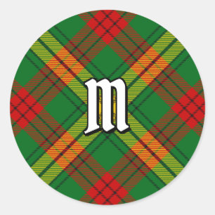 Clan MacMillan Tartan Classic Round Sticker
