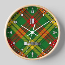 Clan MacMillan Tartan Clock